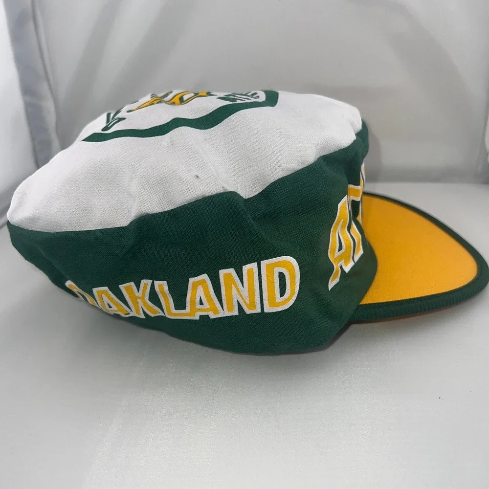 Vintage Oakland Athletics Painter Hat Twins Enterprise MLB Green Gold NWT‎ OSFA